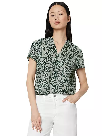 MARC O'POLO | T-shirt blouse | dunkelgrün